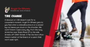 Best Tire Change in Fishers, IN - Angel on Wheels